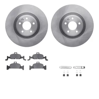 R1 Concepts WFWH1-73094 E- Line Series Brake Rotor W/ Ceramic Brake Pads & Hdw